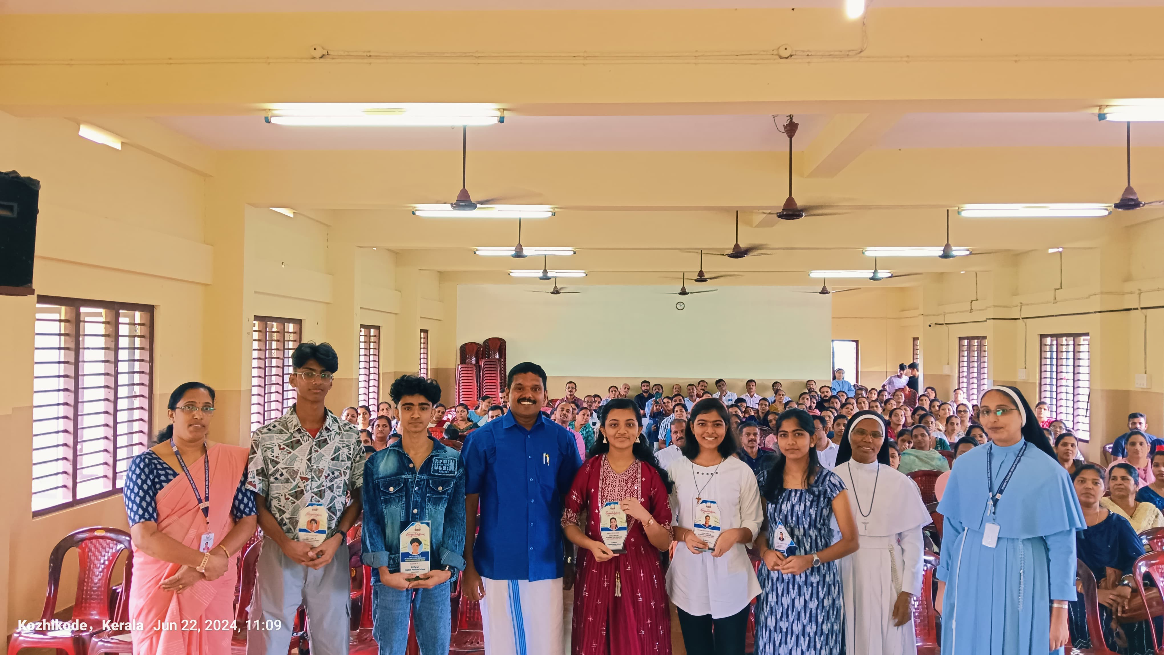 Felicitating  The Toppers